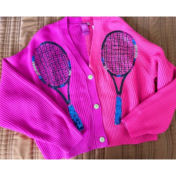 Queen of Sparkles | Tennis Cardigan. - Picture 10 of 10